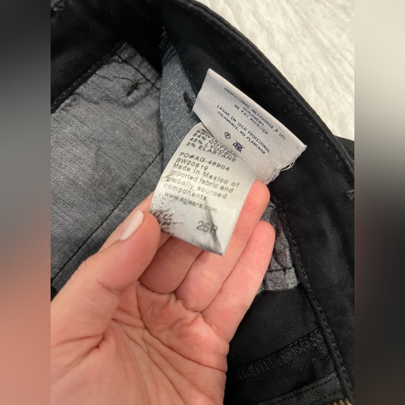 AG Caden black Coated Trouser size 25 - Picture 3 of 3